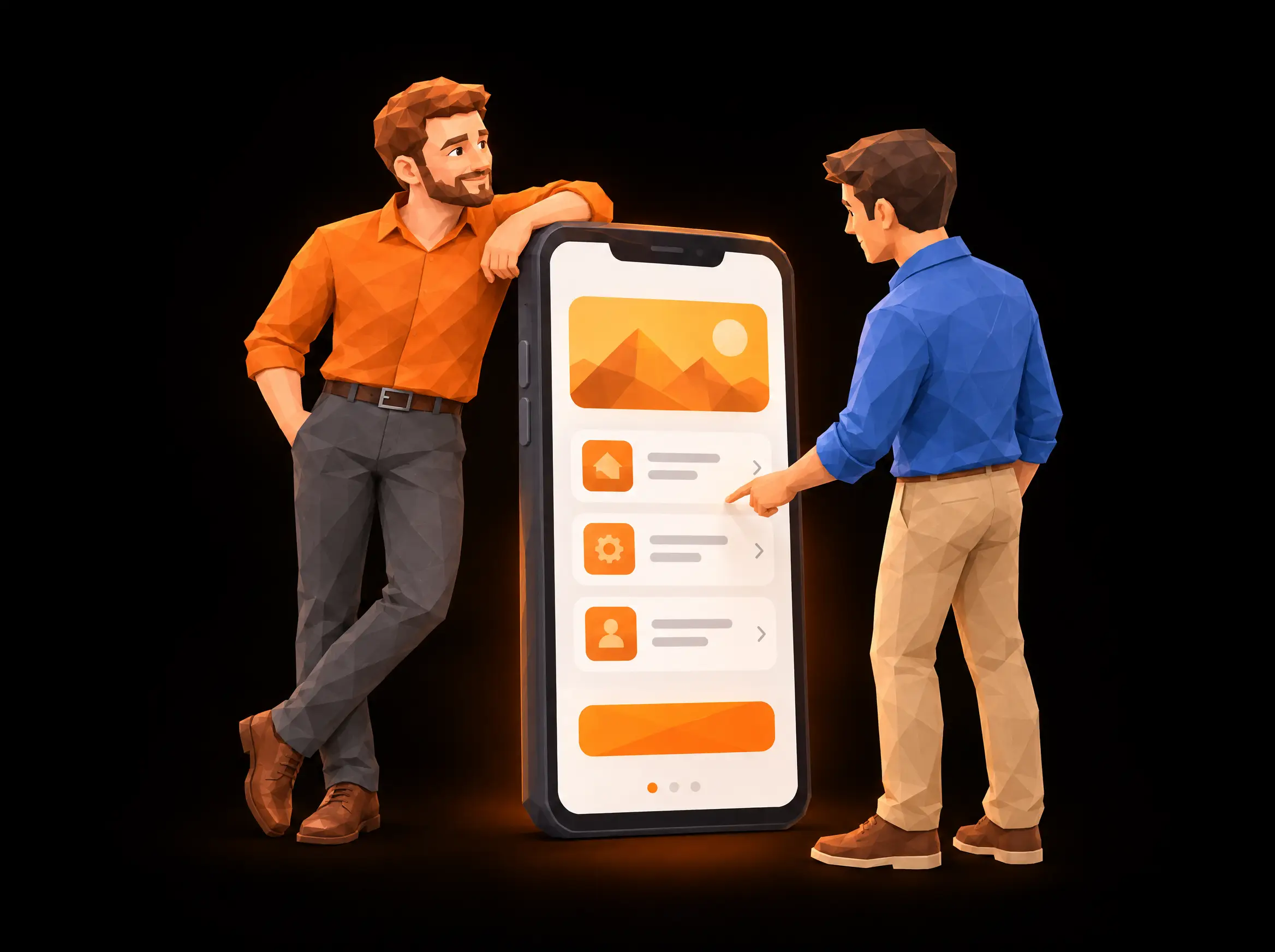 Illustratie: Tulipsoft bouwt een app voor een klant
